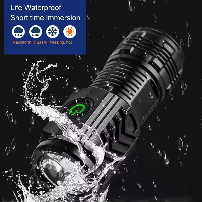 슈퍼 밝은 미니 LED 손전등 토치 충전식 낚시 조명  - Outdoor Camping Adventure Lamp 리뷰 및 가격