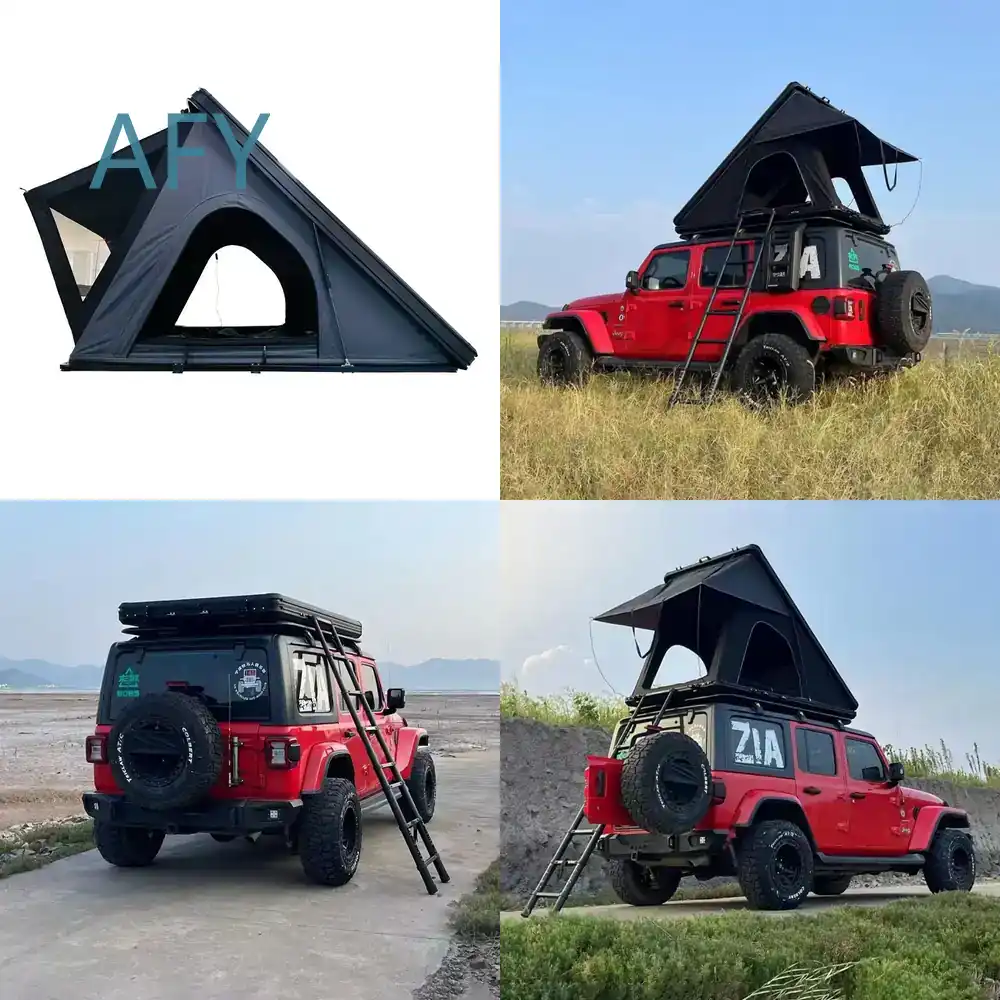야외용 초경량 알루미늄 합금 유압식 삼각형 루프탑 텐트 - Outdoor Camping Van Tent 리뷰 및 가격